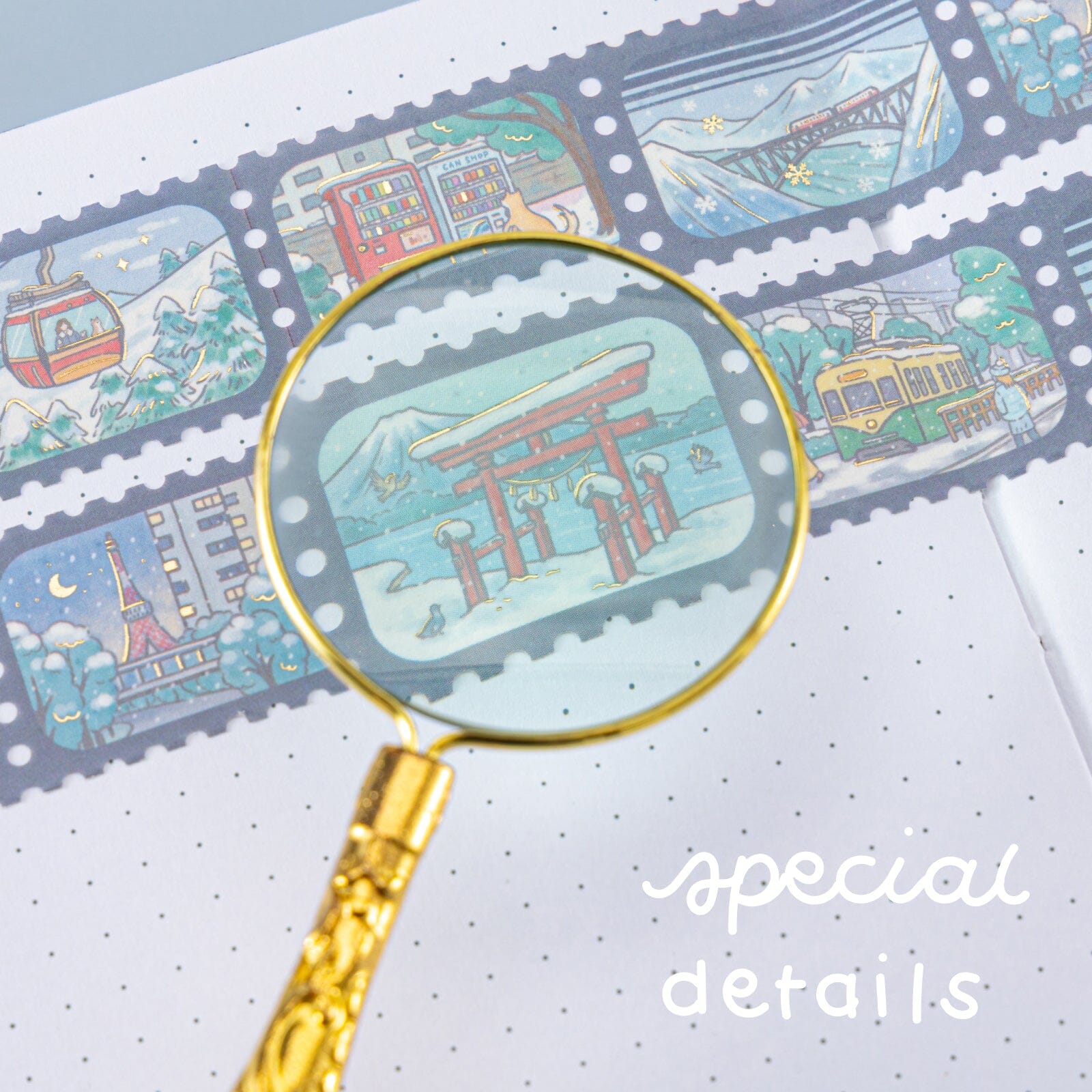 Tsuki 'Winter Journey' Washi Tape Set ☾