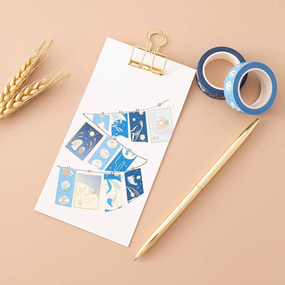 Tsuki 'Moonlit Wish' Washi Tapes Set ☾