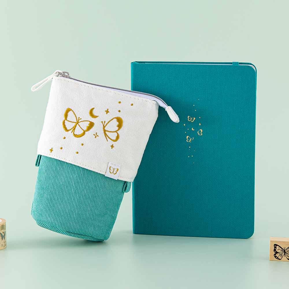 Tsuki 'Flutter + Dream' Pop-Up Pencil Case by Notebook Therapy x Pelinkan ☾