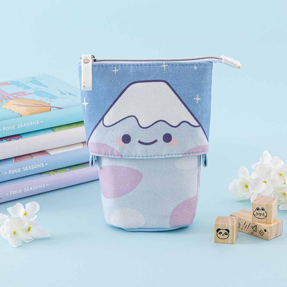 Tsuki 'Four seasons' Fuji Pop-Up Pencil Case ☾ @milkkoyo x NotebookTherapy