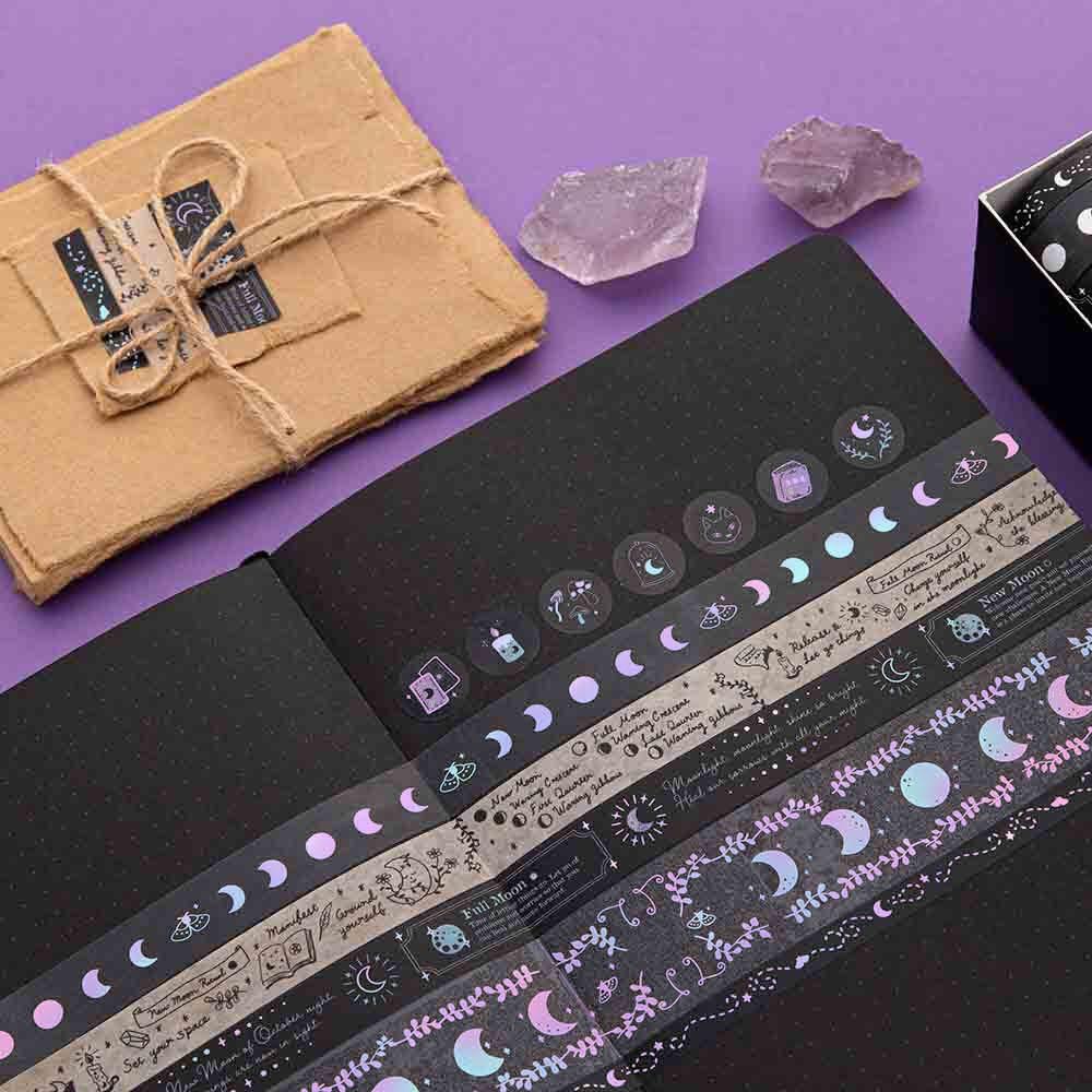 Tsuki 'Moonlit Spells' Washi Tapes Set ☾