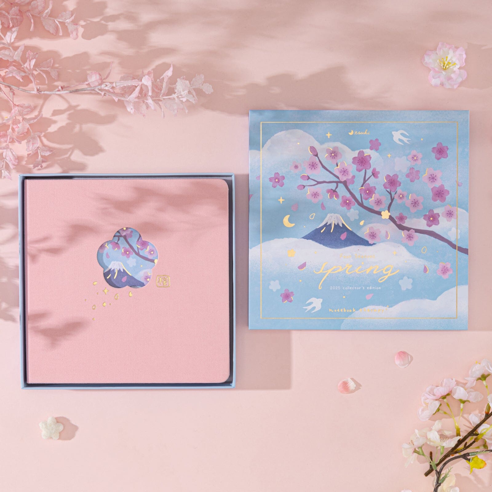 Tsuki Four Seasons: Spring Collector's Edition 2025 Square Bullet Journal ☾