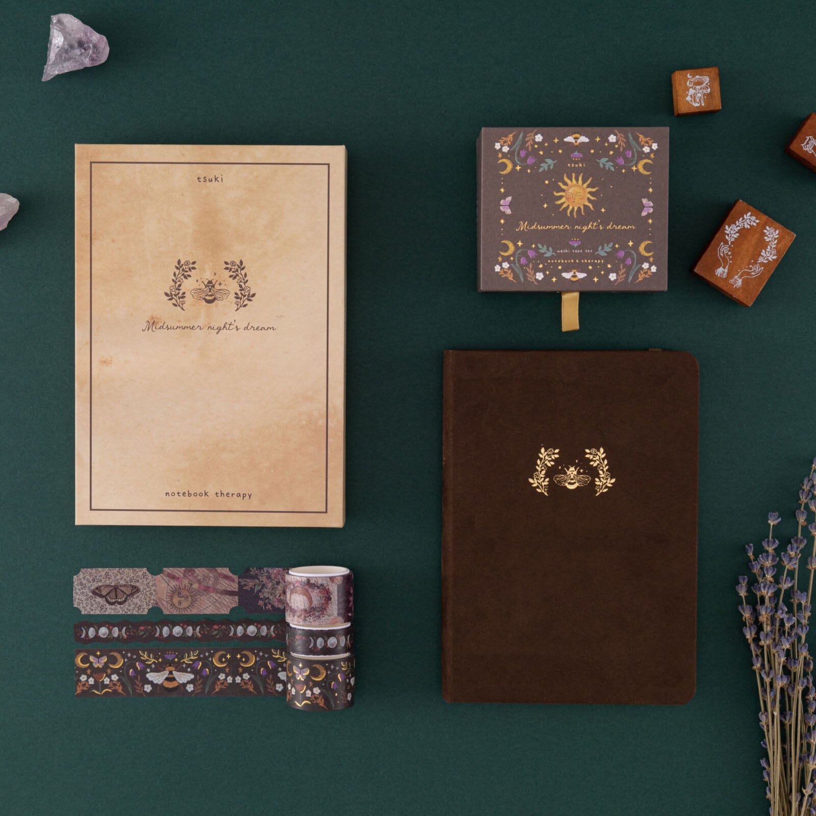 Tsuki 'Honey Bee' Limited Edition Luxury Bullet Journal ☾