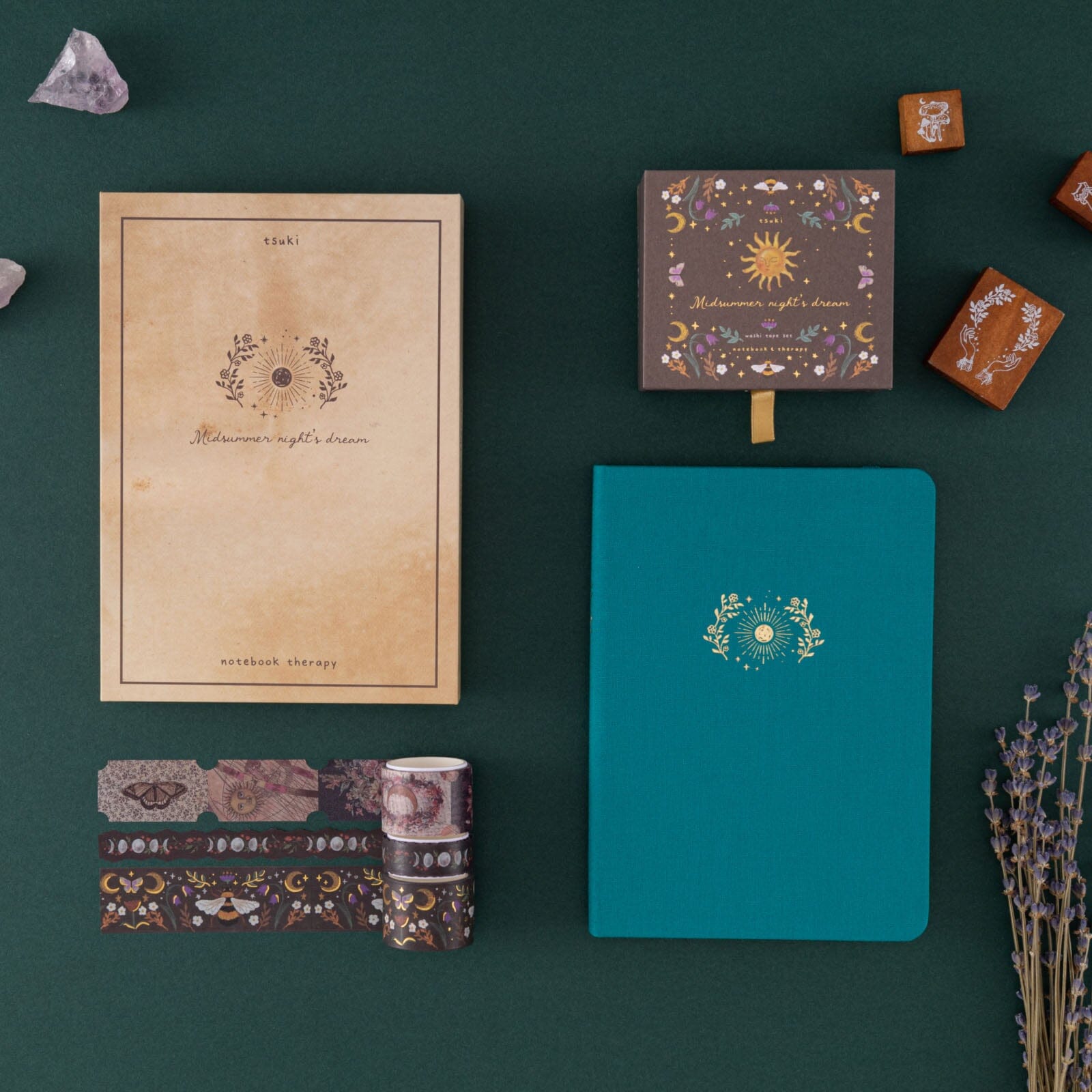 Tsuki 'Sun Solstice' Limited Edition Luxury Bullet Journal ☾