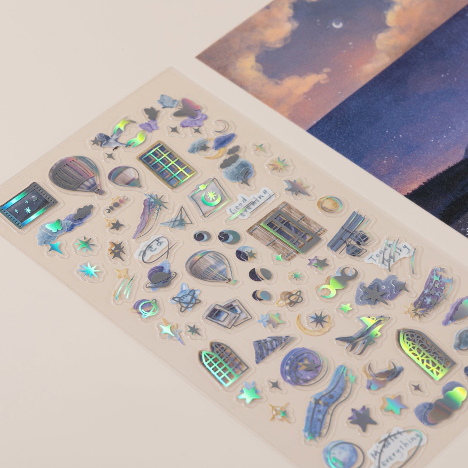 Hinoki - 'Into the Sky' Day and Night Sticker Set