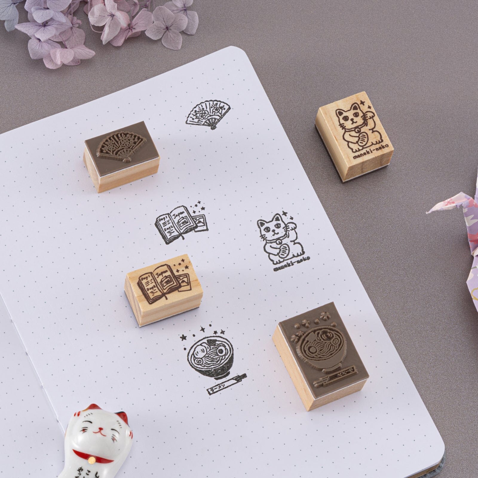 Tsuki 'Journey in Japan' Bullet Journal Stamp Set ☾