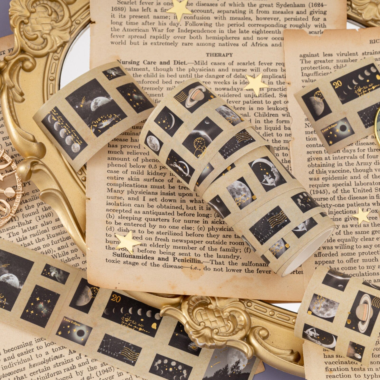 Tsuki 'Lunar Mystery' Washi Tape Set ☾