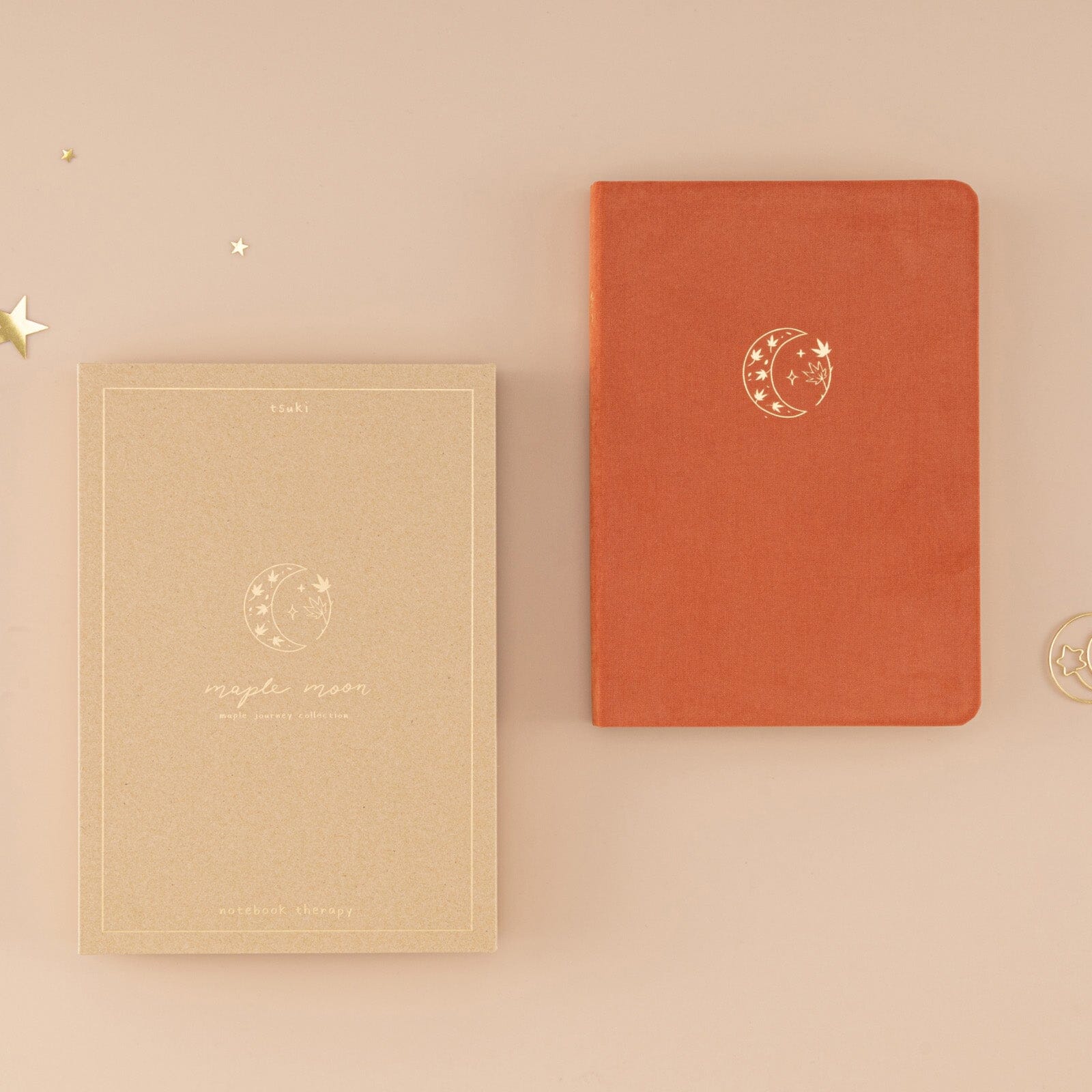 Tsuki 'Maple Moon' Kraft Paper Limited Edition Bullet Journal ☾