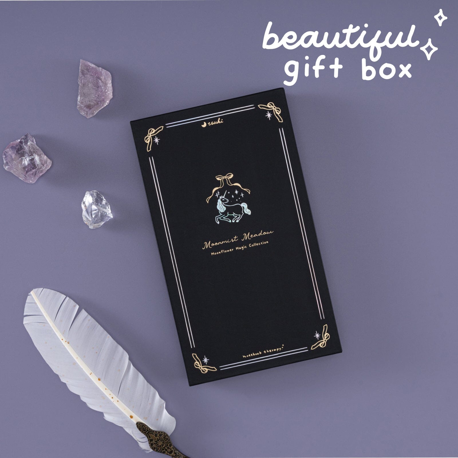 Tsuki 'Moonmist Meadow' Limited Edition Travel Notebook ☾