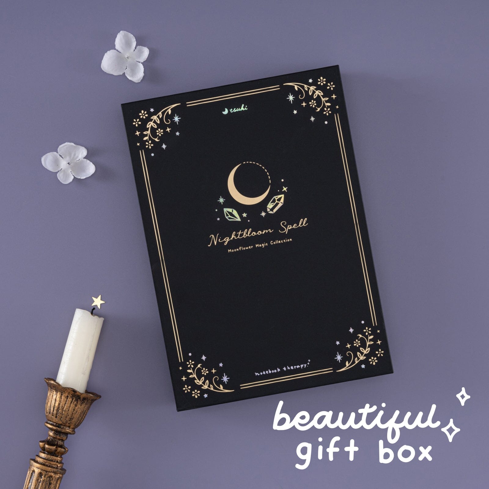 Tsuki 'Nightbloom Spell' Limited Edition Bullet Journal ☾