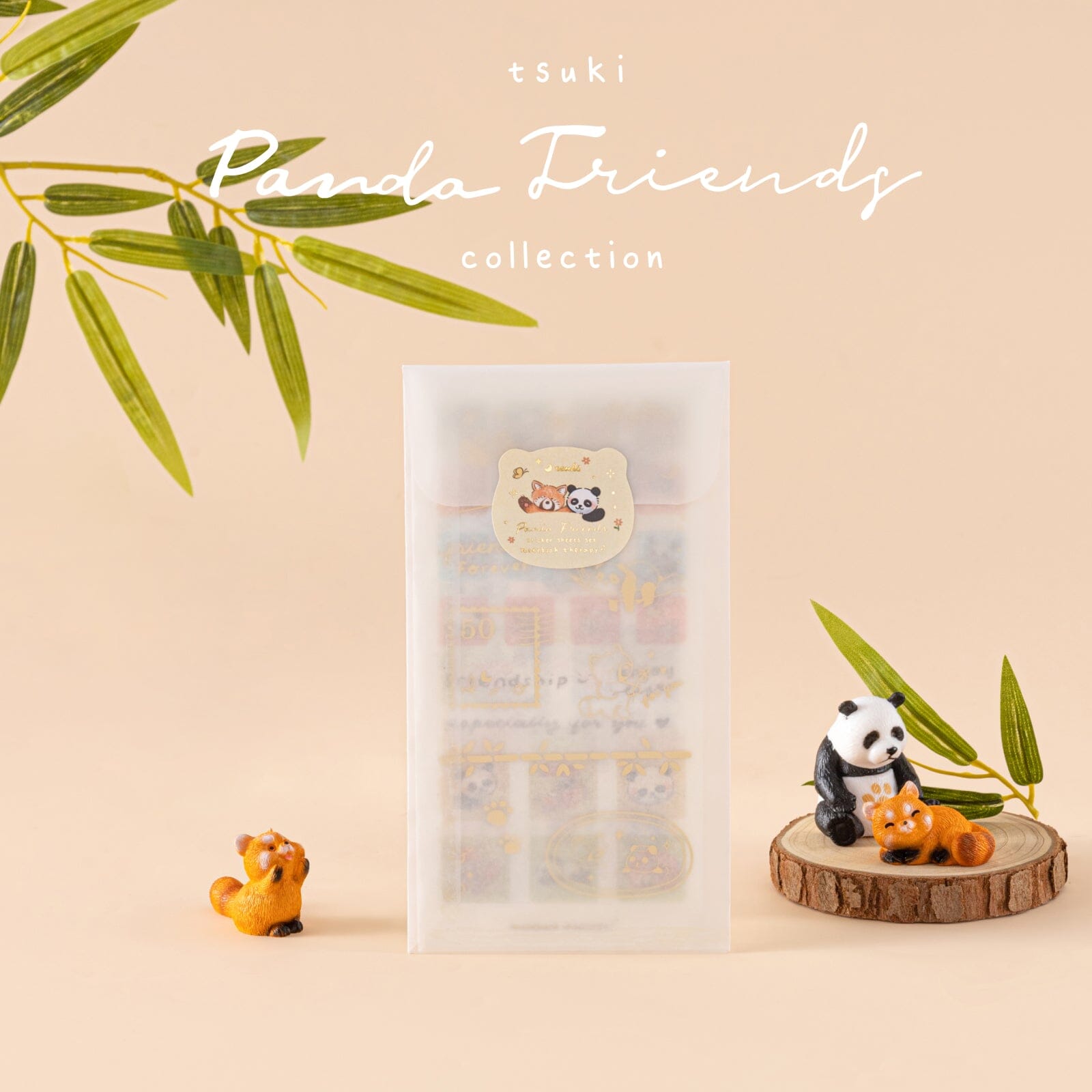 Tsuki 'Panda Friends' Sticker Set ☾