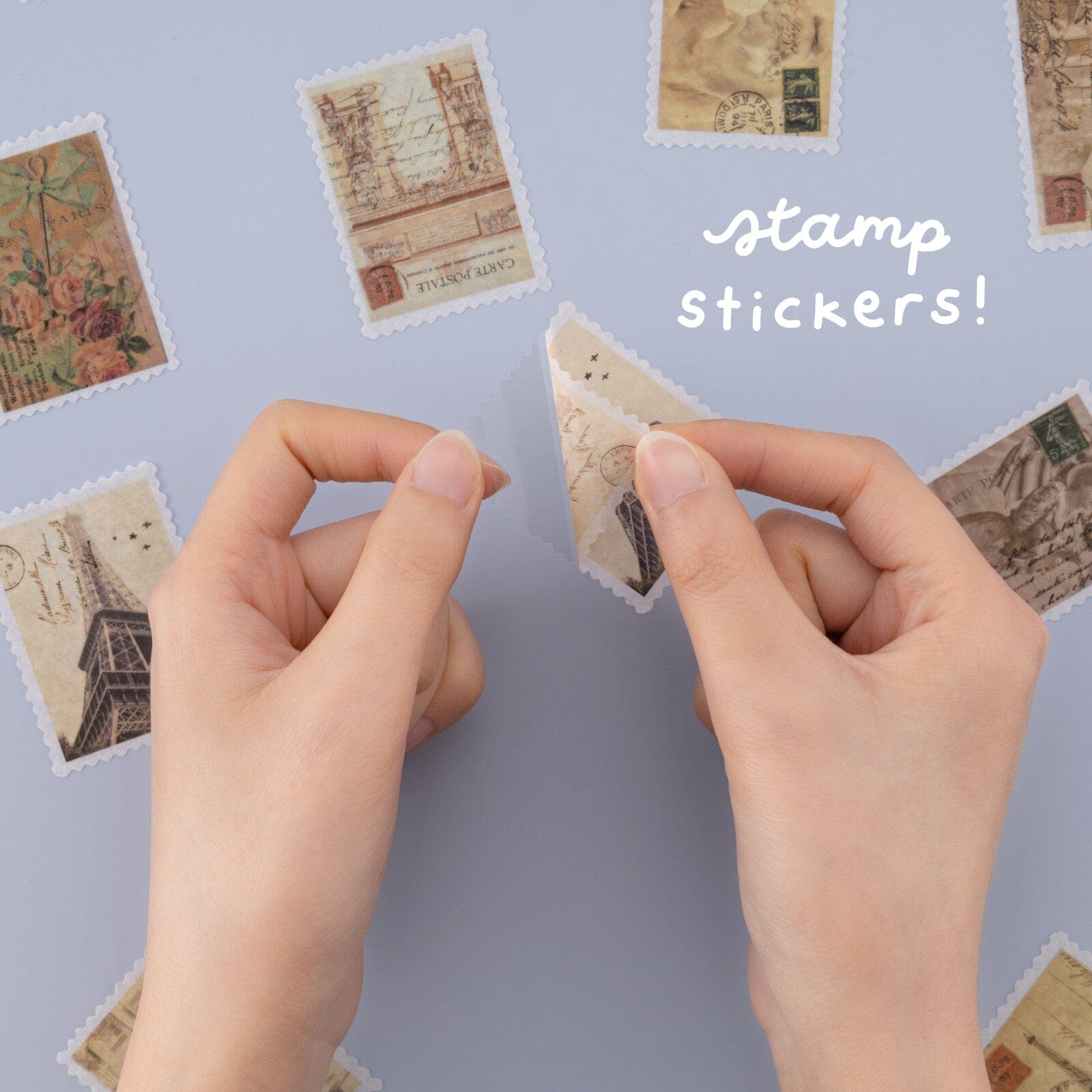 Tsuki 'Journée à Paris' Scrapbook Sticker Set ☾