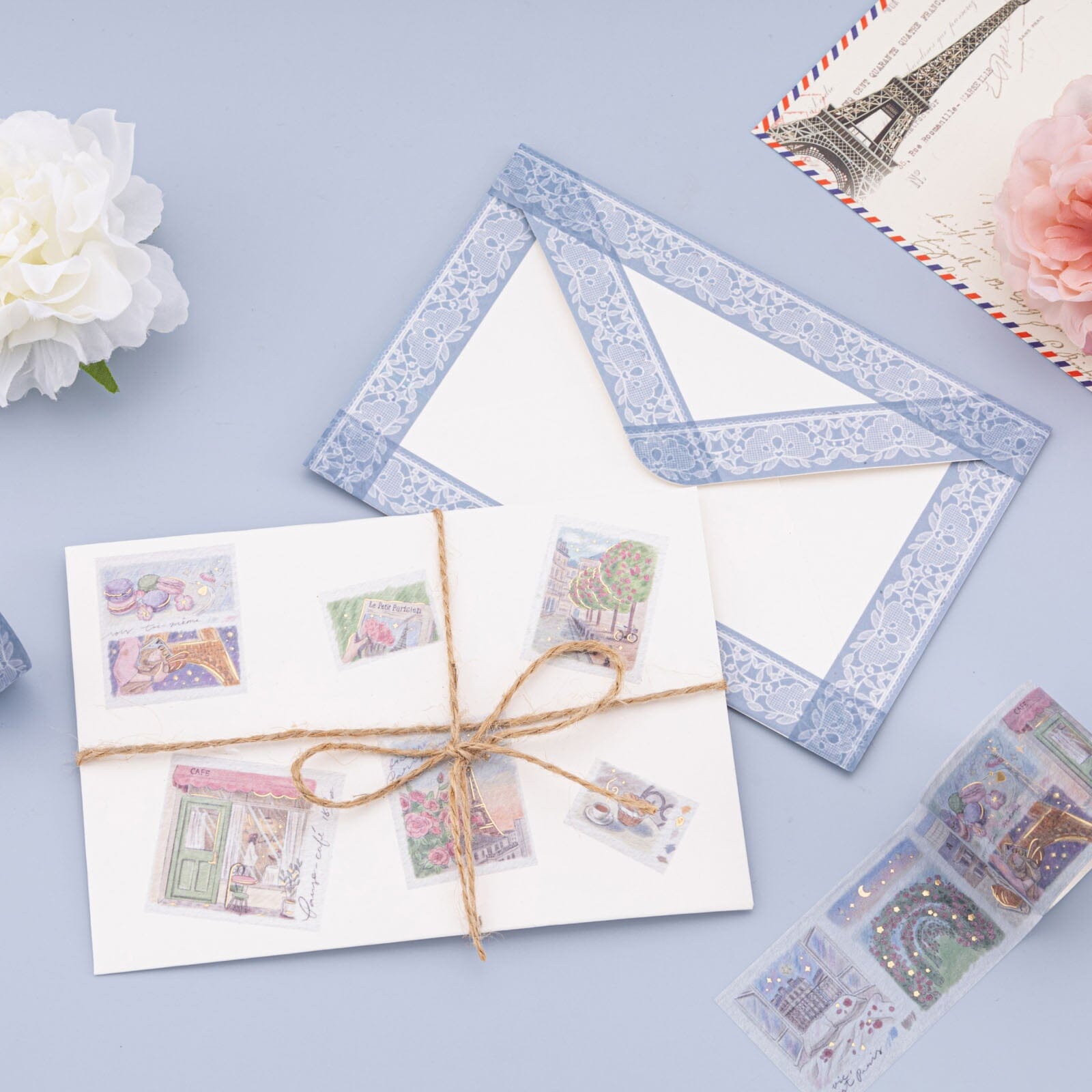 Tsuki 'Journée à Paris' Washi Tape Set ☾