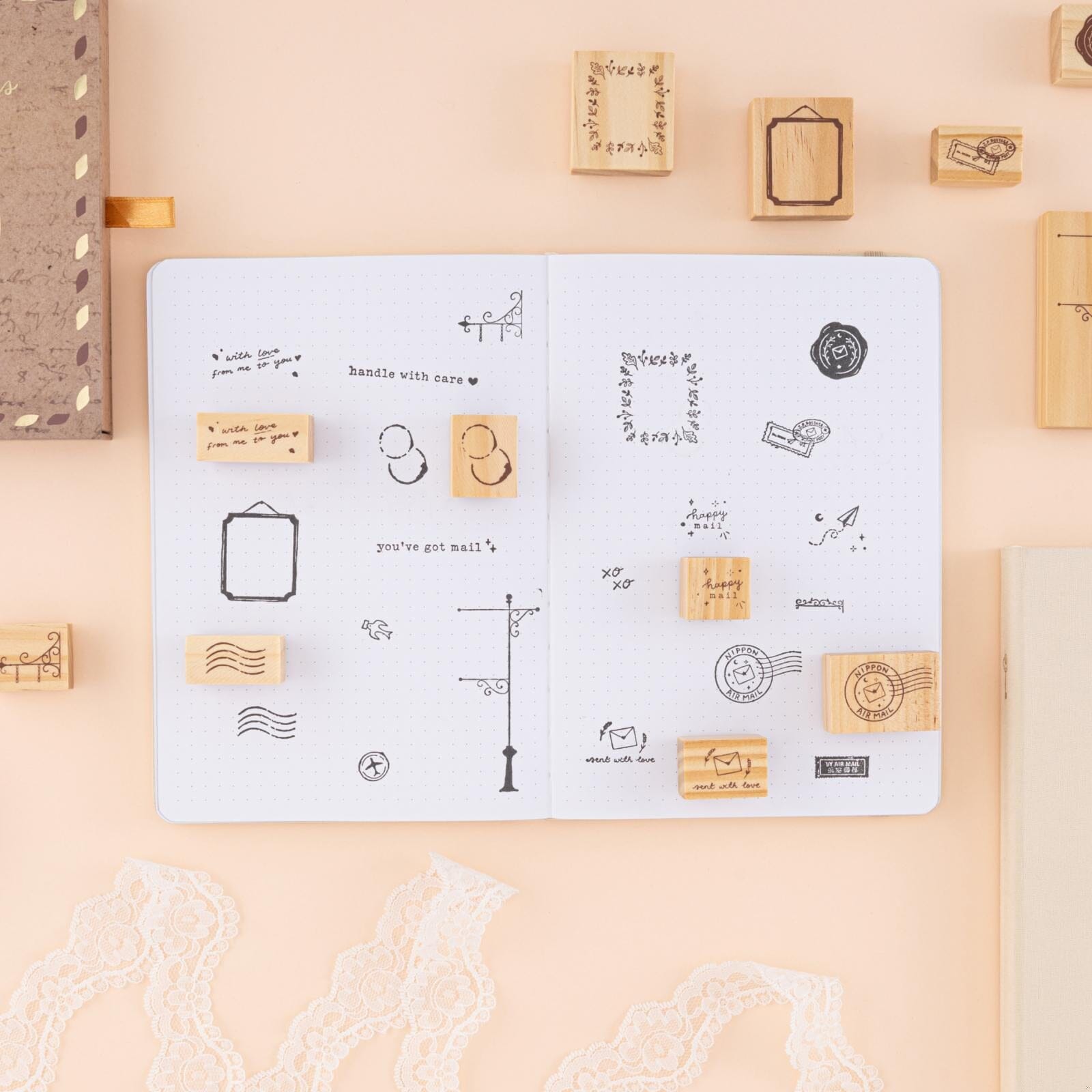 Tsuki 'Our Letters' Penpal Stamp Set ☾