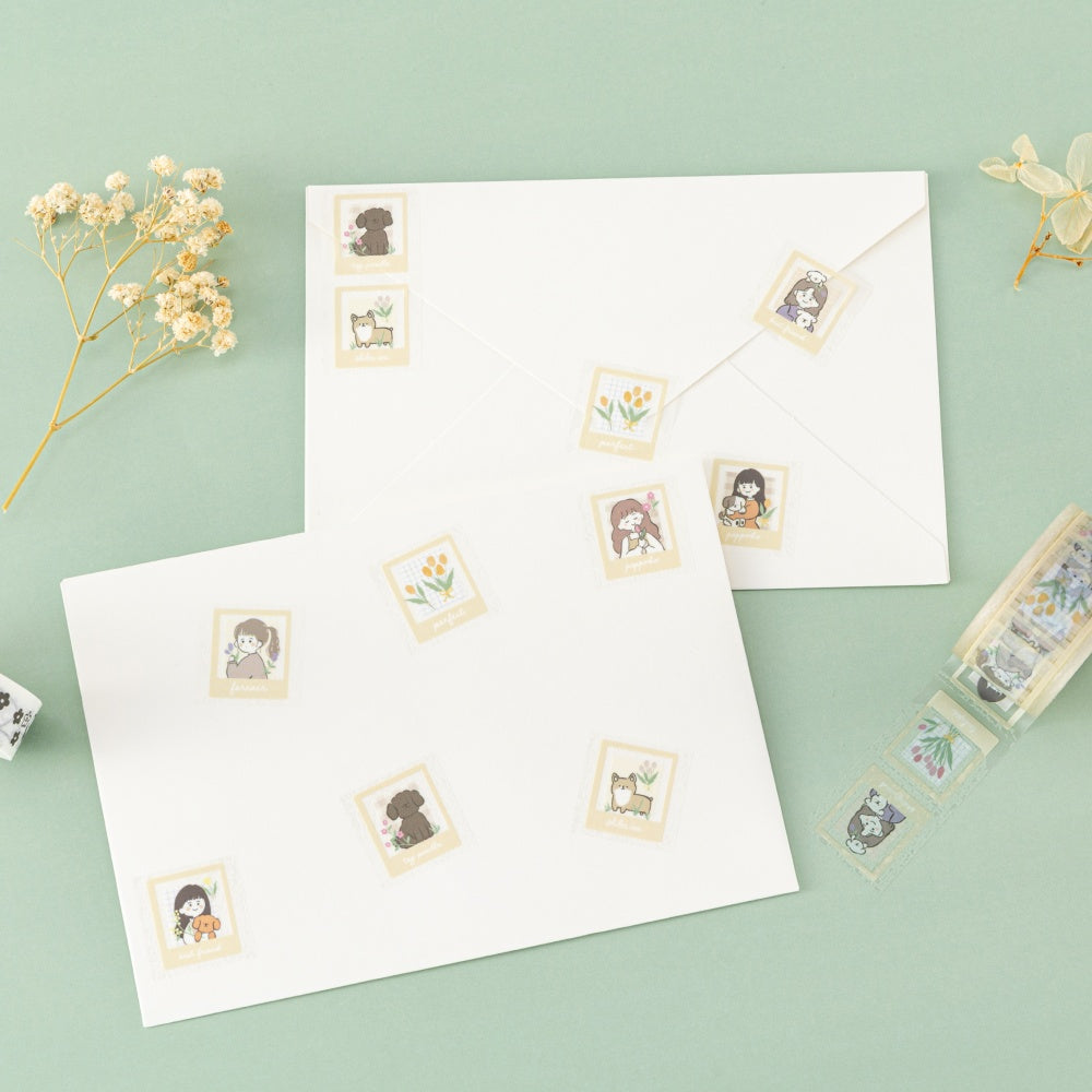 Tsuki 'Happy Day' Washi Tape Set by Notebook Therapy x Peppoko ☾