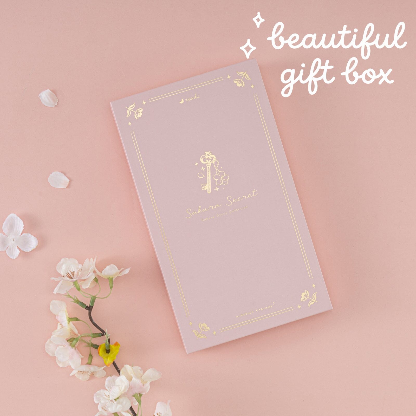 Tsuki 'Sakura Secret' Travel Notebook ☾