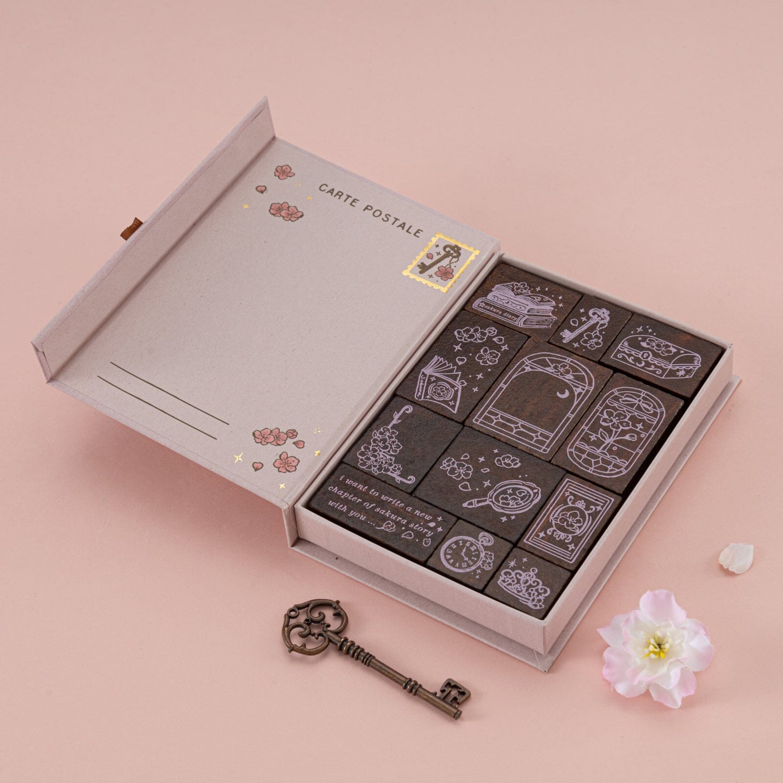 Tsuki 'Sakura Story' Bullet Journal Stamp Set ☾