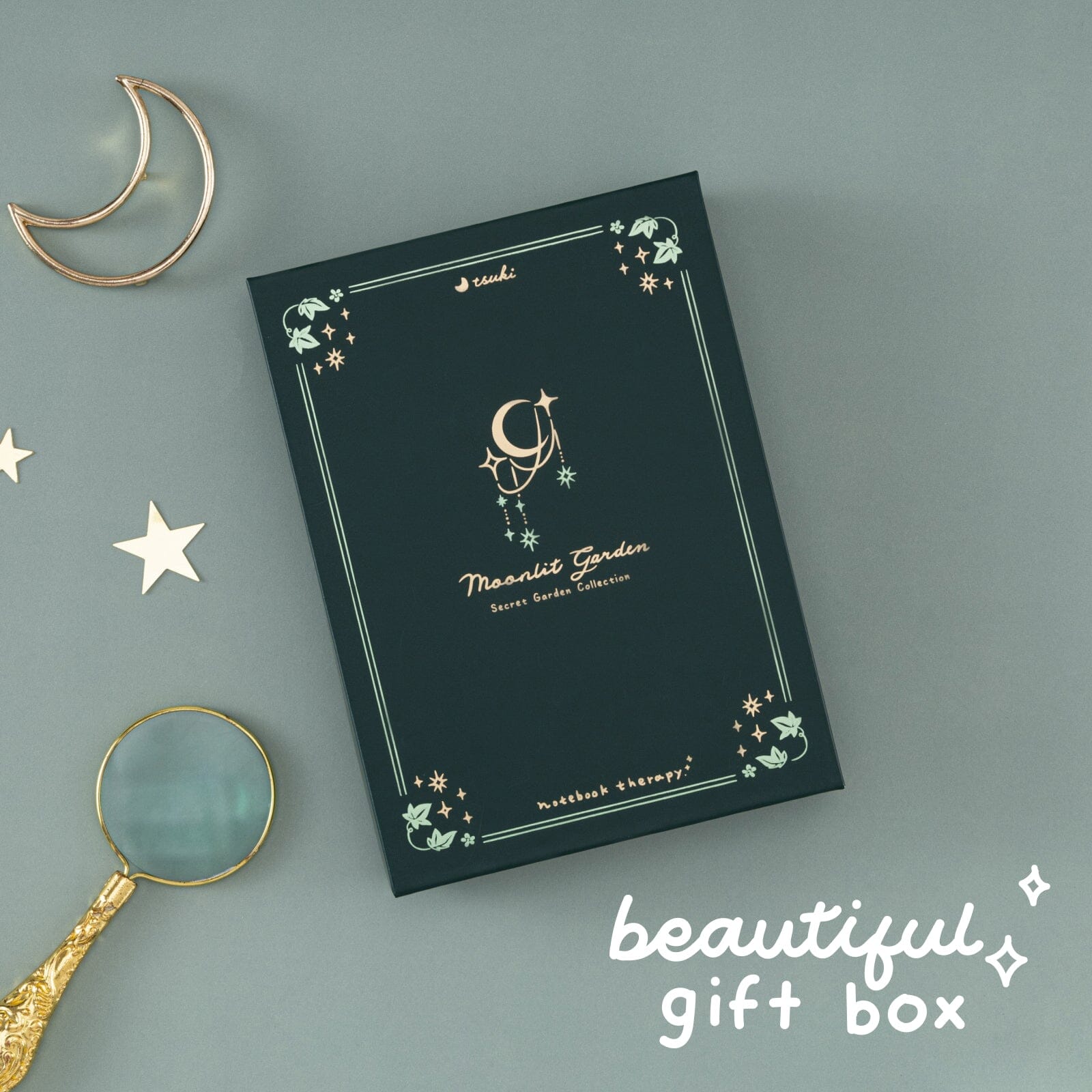 Tsuki 'Moonlit Garden' A6 Travel Notebook ☾