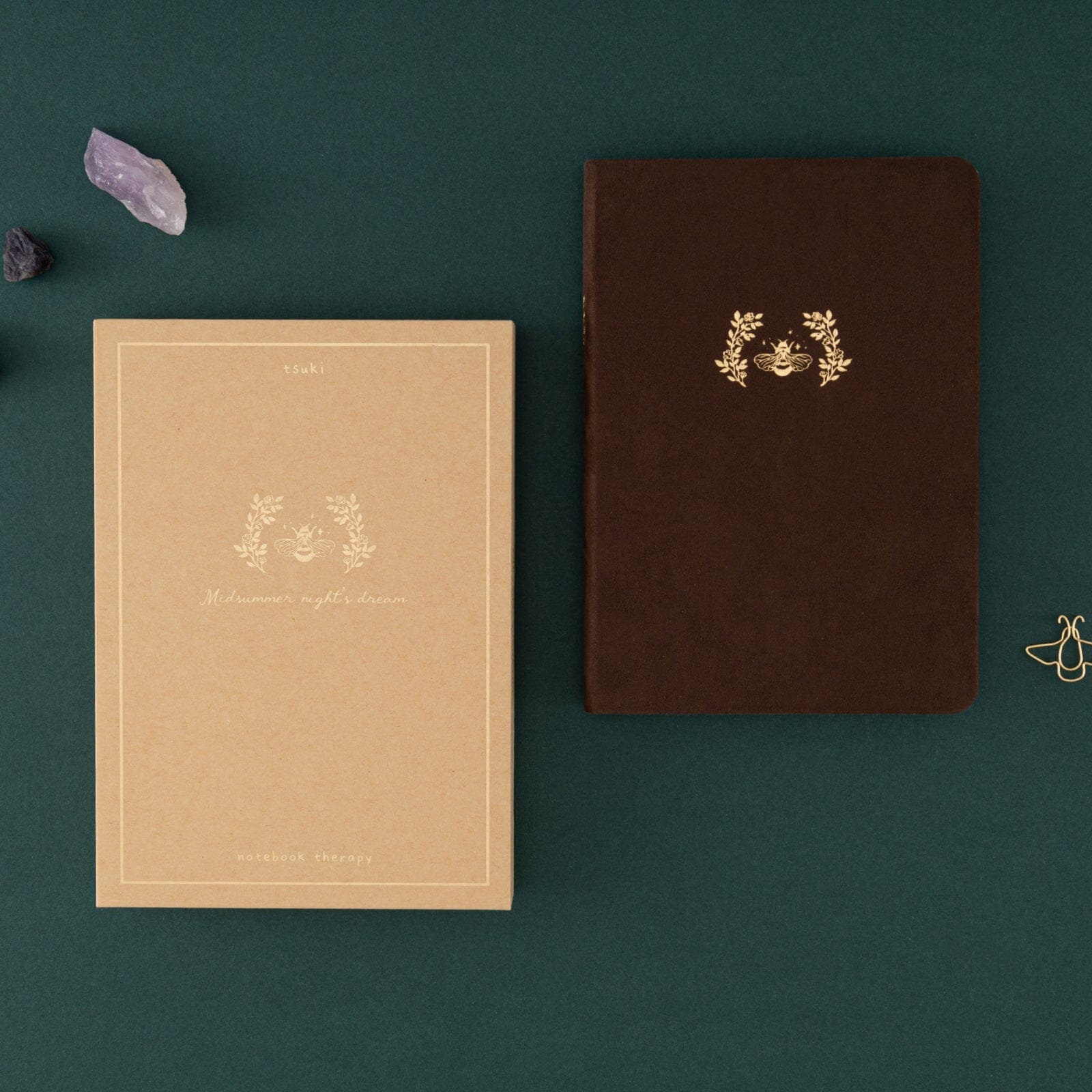 Tsuki 'Honey Bee' Kraft Paper Limited Edition Bullet Journal ☾