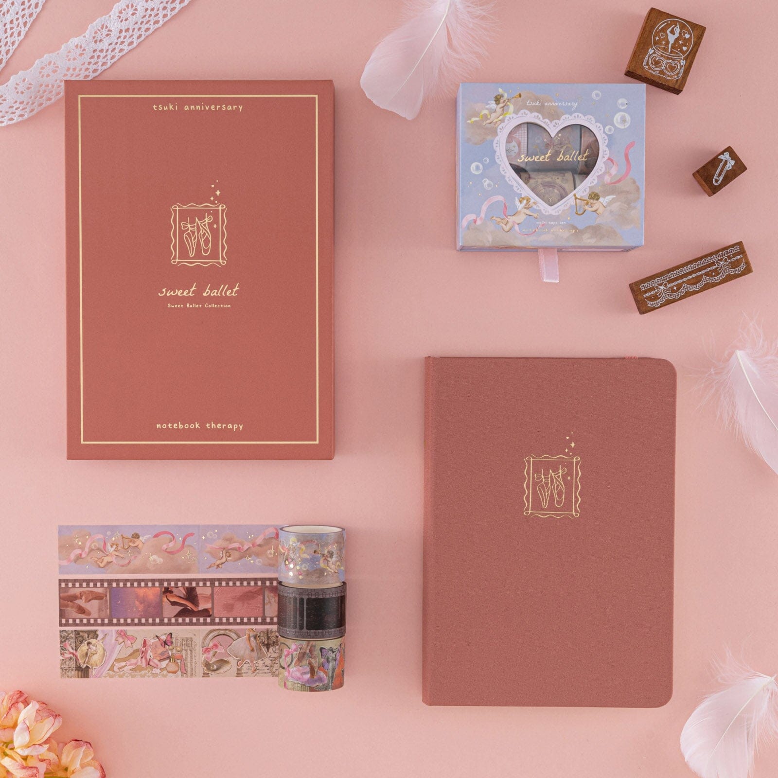 Tsuki 'Sweet Ballet' Limited Edition Luxury Bullet Journal ☾
