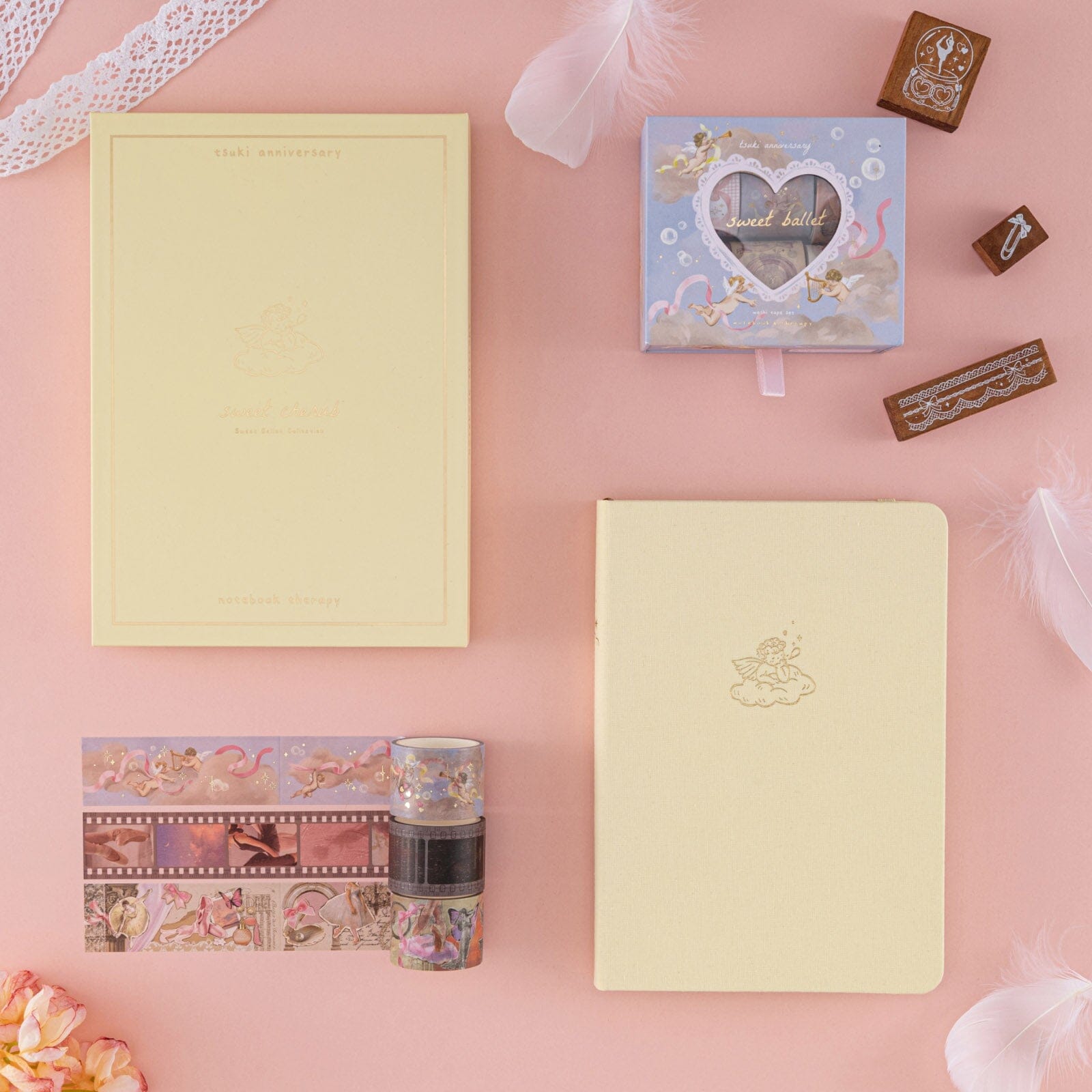 Tsuki 'Sweet Cherub' Limited Edition Luxury Bullet Journal ☾
