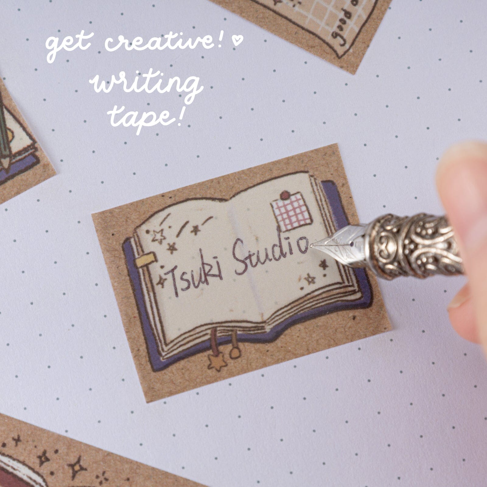 Tsuki 'Tsuki Studio' Washi Tape Set ☾