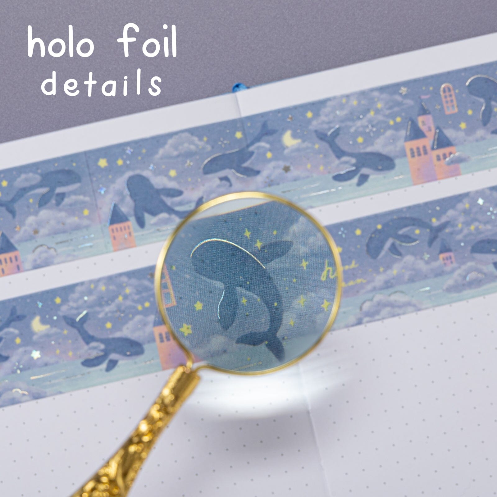 Tsuki 'Whale Dreams' Limited Edition Holographic Bullet Journal Set ☾