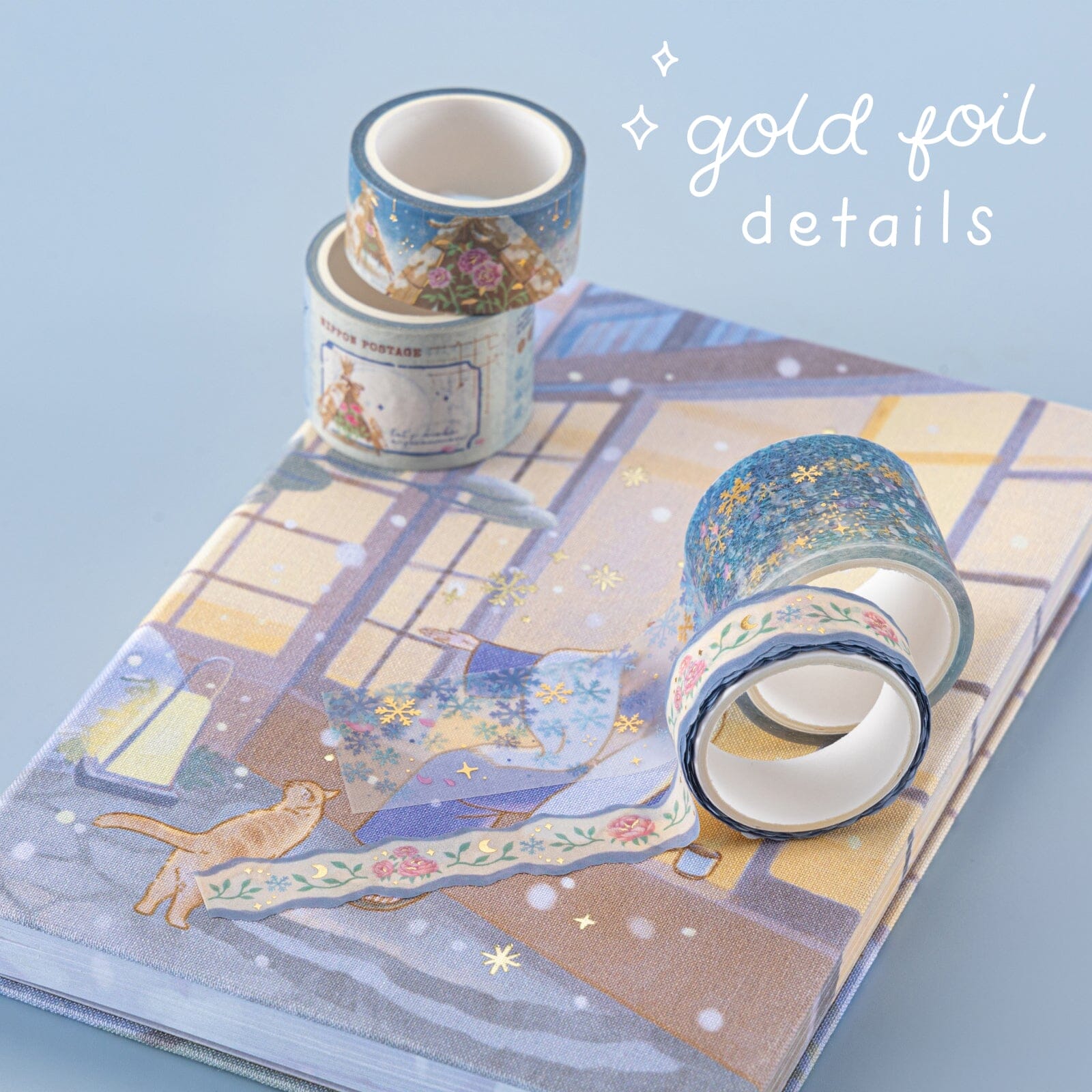 Tsuki 'Winter Journey' Washi Tape Set ☾