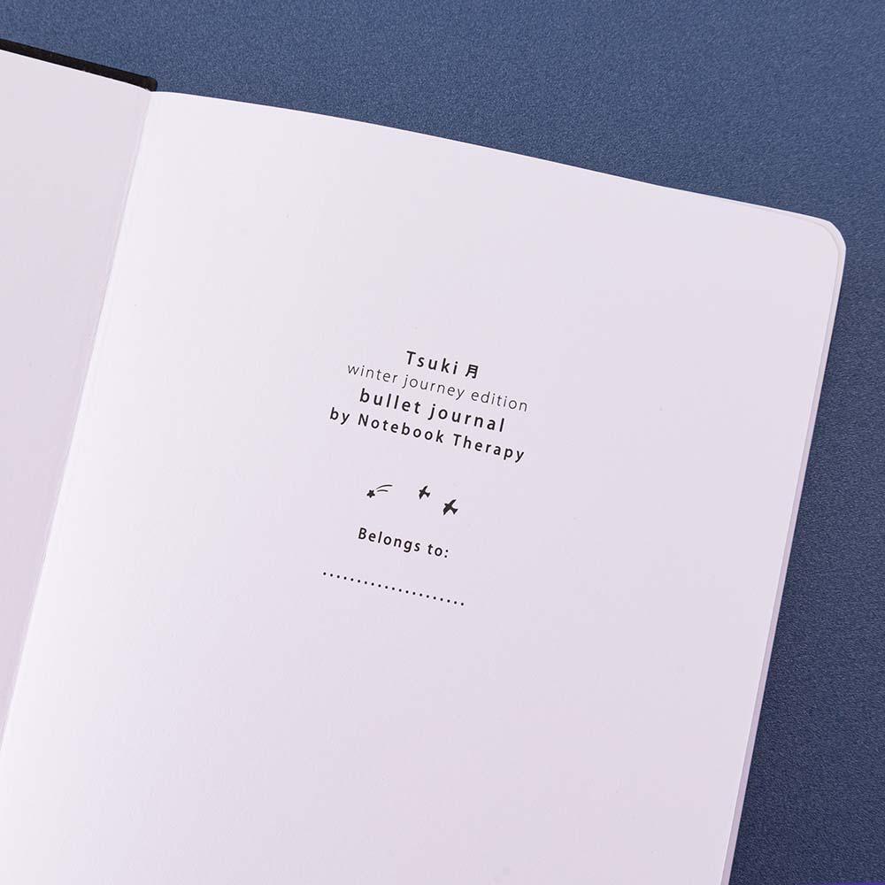 Tsuki 'Winter Journey' Limited Edition Bullet Journal ☾