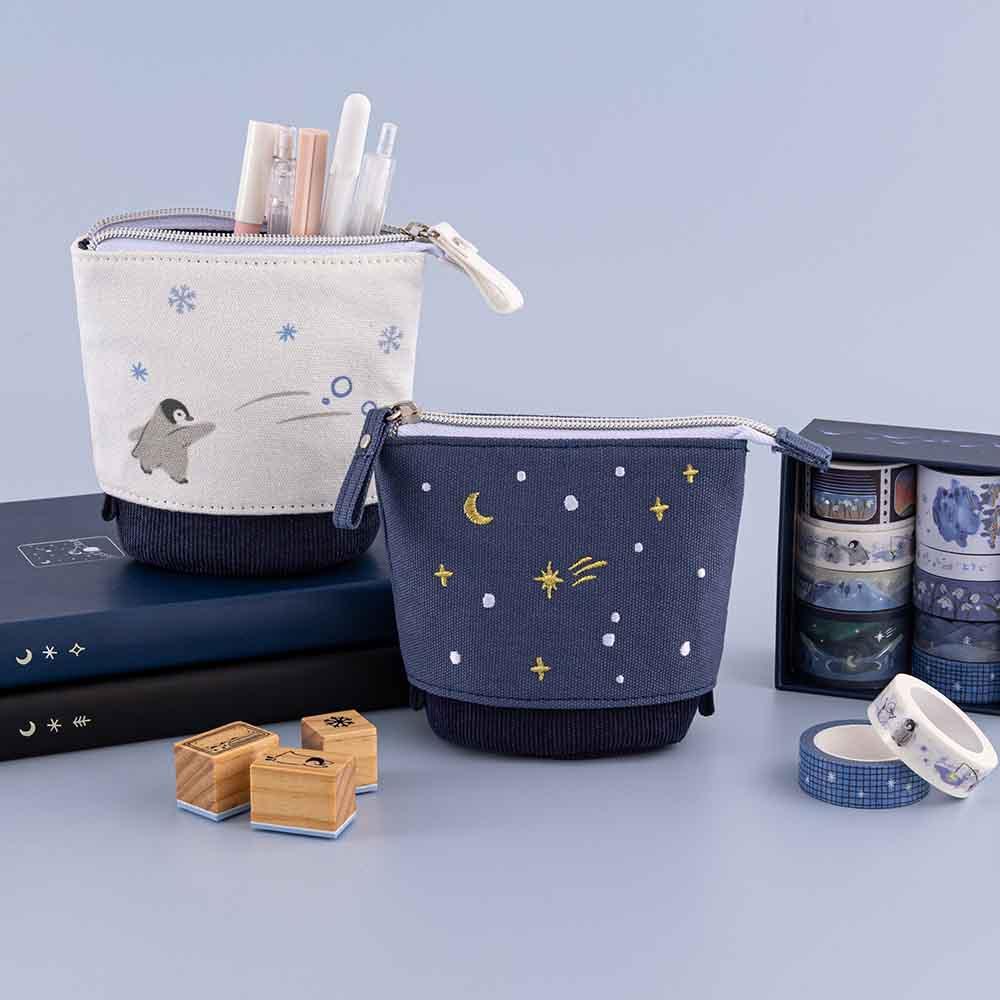 Tsuki 'Dreams of Snow' Pop-Up Pencil Case ☾