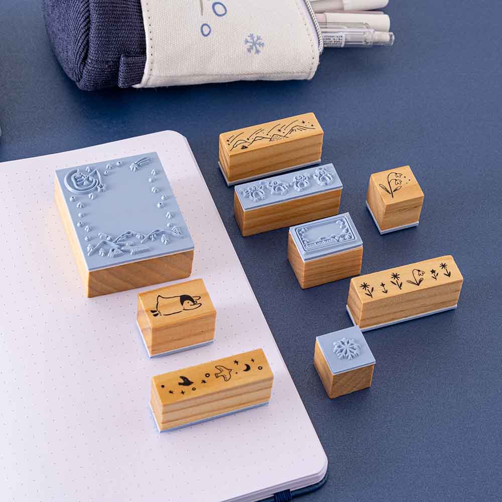 Tsuki 'Dreams of Snow' Bullet Journal Stamp Set ☾