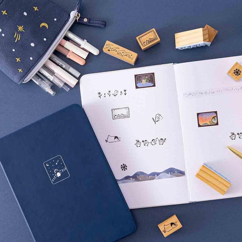 Tsuki 'Dreams of Snow' Bullet Journal Stamp Set ☾