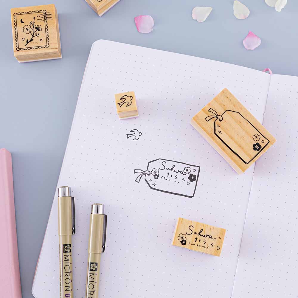 Tsuki 'Sakura Journey' Bullet Journal Stamp Set ☾