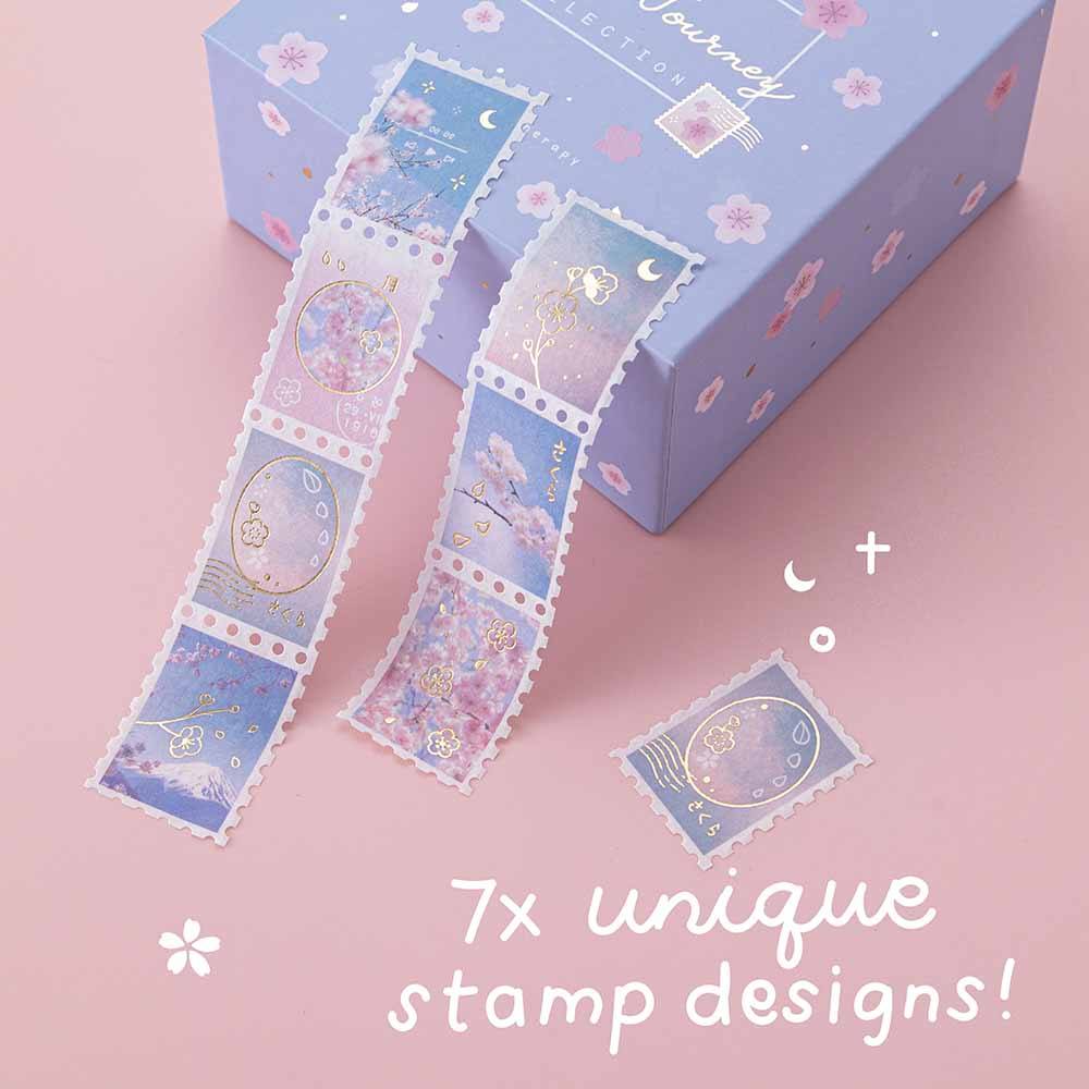 Tsuki 'Sakura Journey' Washi Tape Set ☾