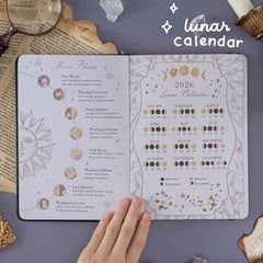 Tsuki 'Lunar Bloom' Collector's Edition 2026 Moon Planner Bullet Journal ☾