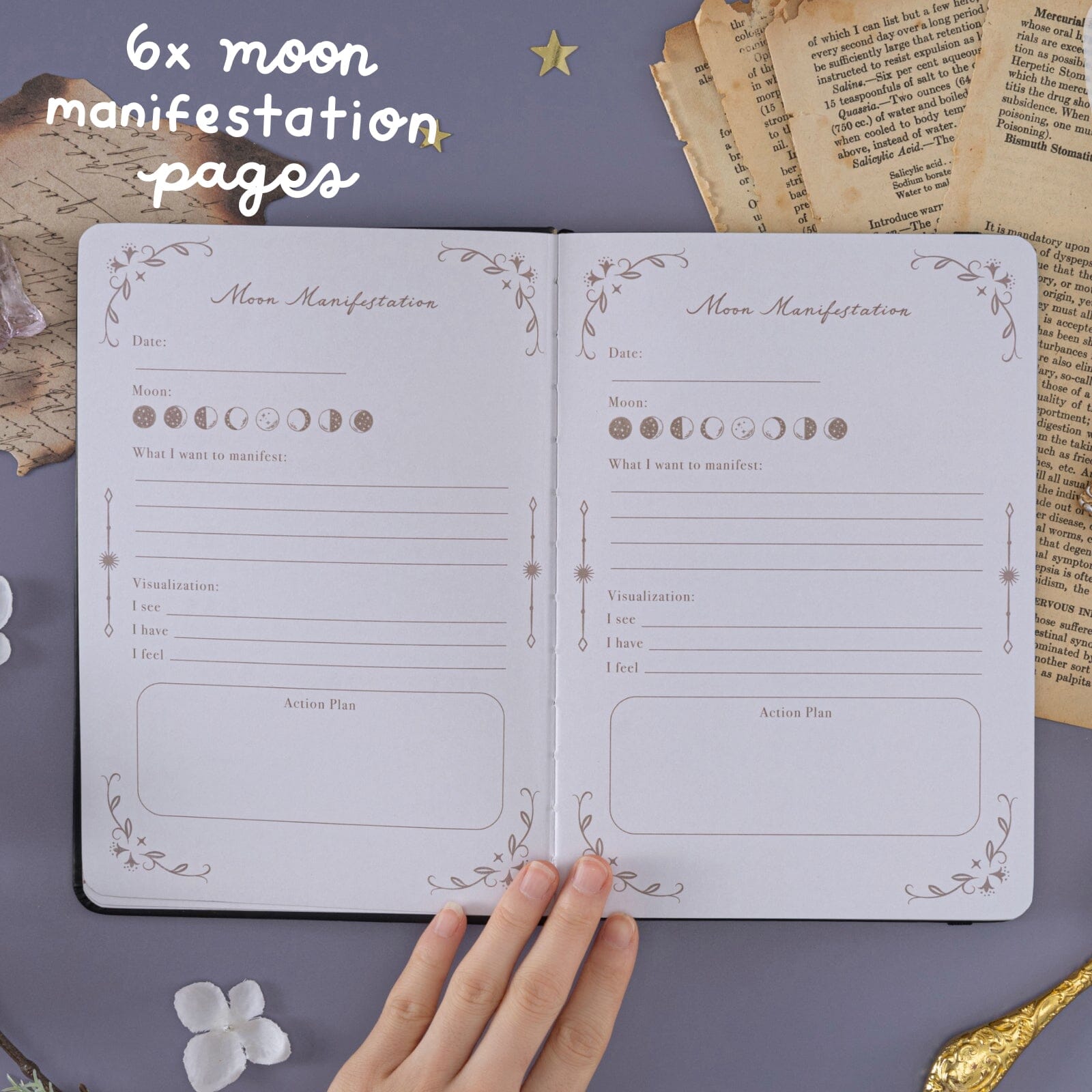 Tsuki 'Lunar Bloom' Collector's Edition 2026 Moon Planner Bullet Journal ☾