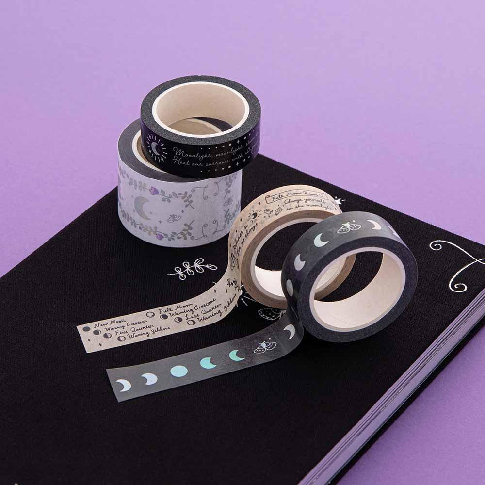 Tsuki 'Moonlit Spells' Washi Tapes Set ☾