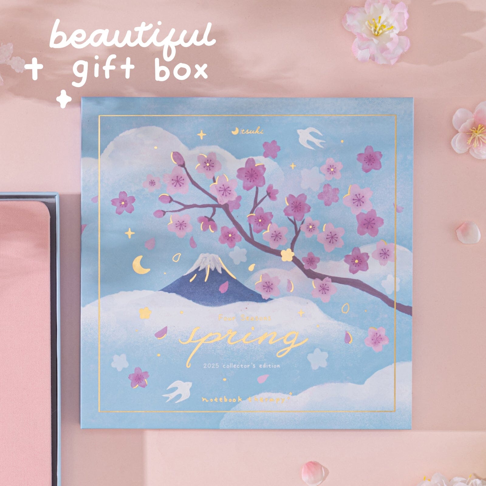 Tsuki Four Seasons: Spring Collector's Edition 2025 Square Bullet Journal ☾