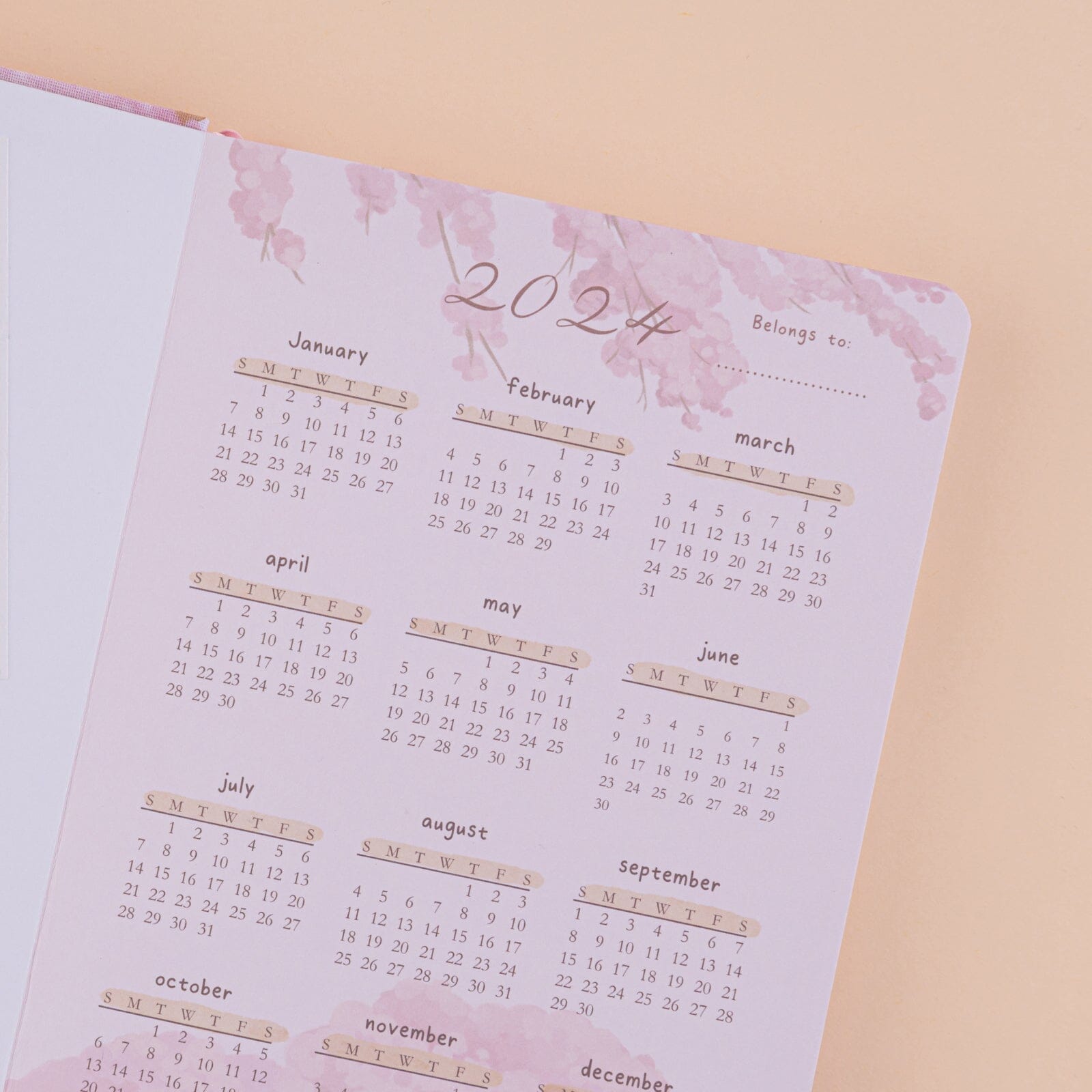 Tsuki Four Seasons: Spring Collector's Edition 2024 Bullet Journal ☾