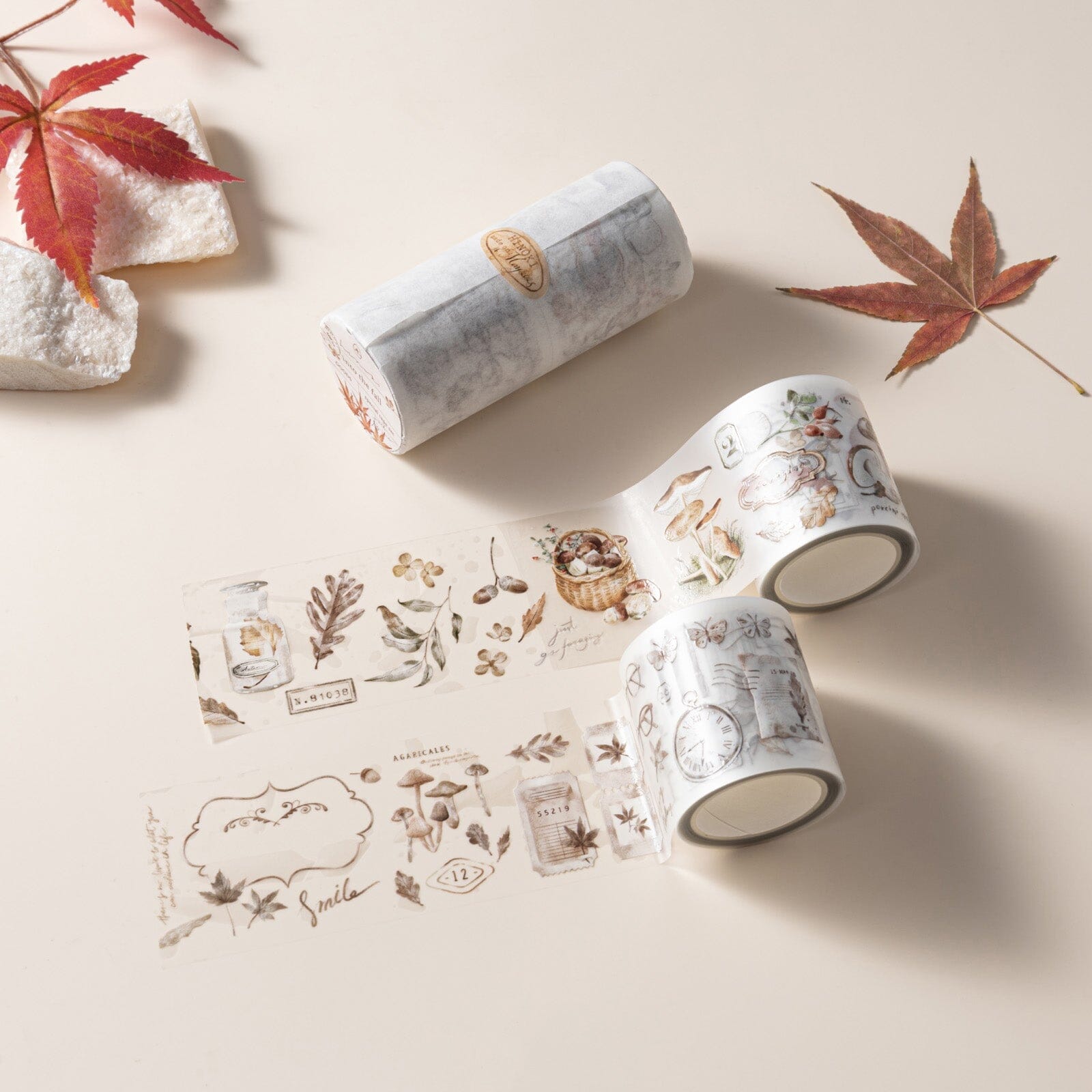 Hinoki - 'Into the Fall' Decorative PET Tape Set