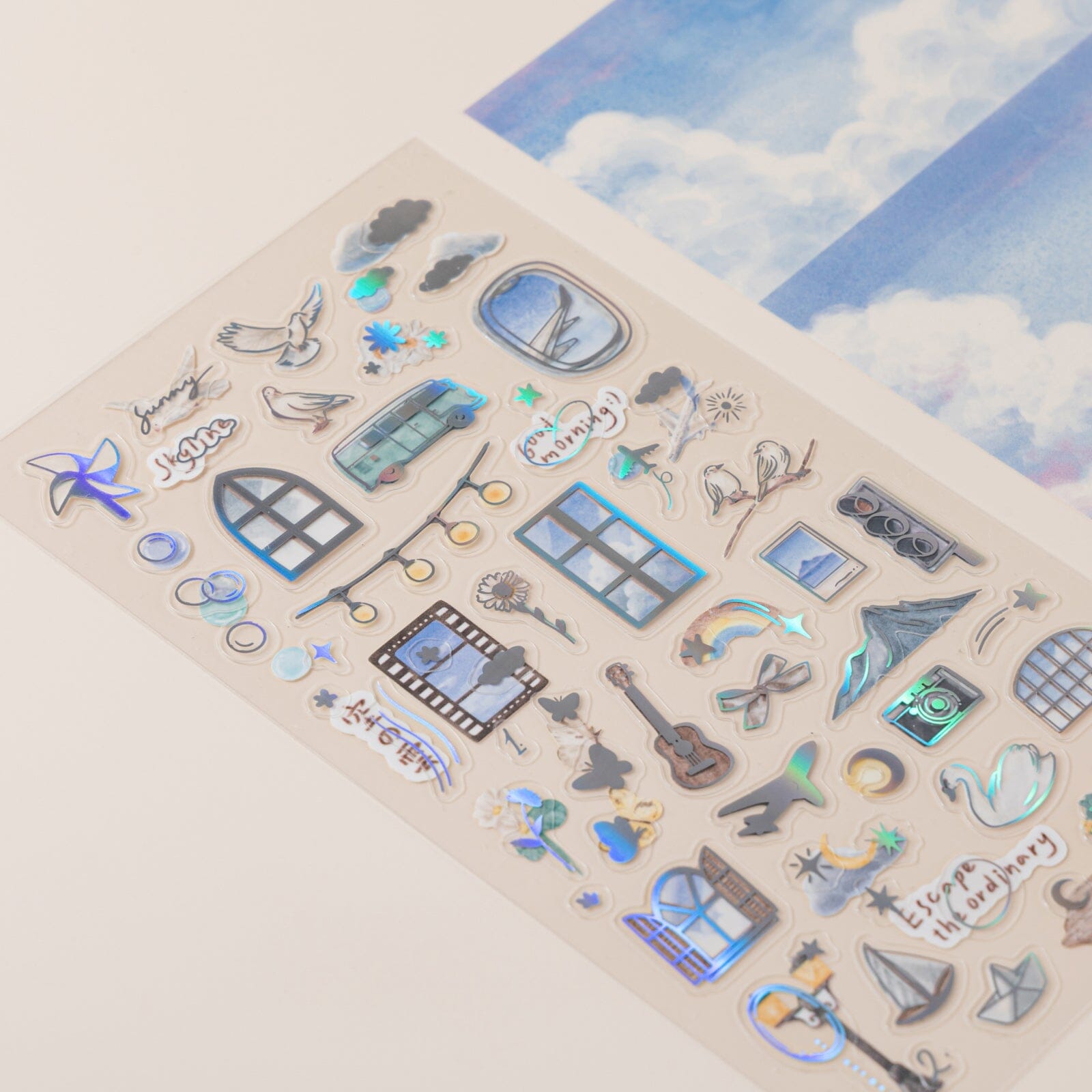 Hinoki - 'Into the Sky' Day and Night Sticker Set