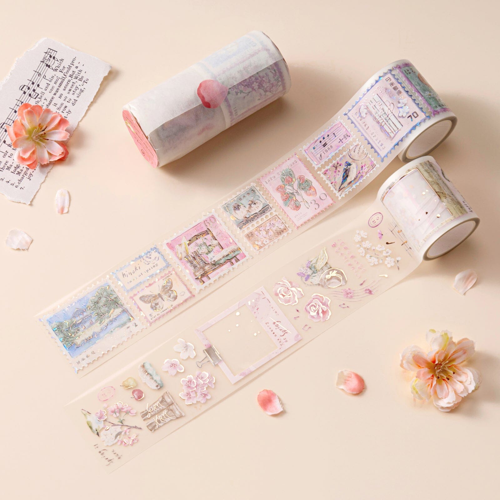 Hinoki - 'Into the Song' Decorative PET Tape Set