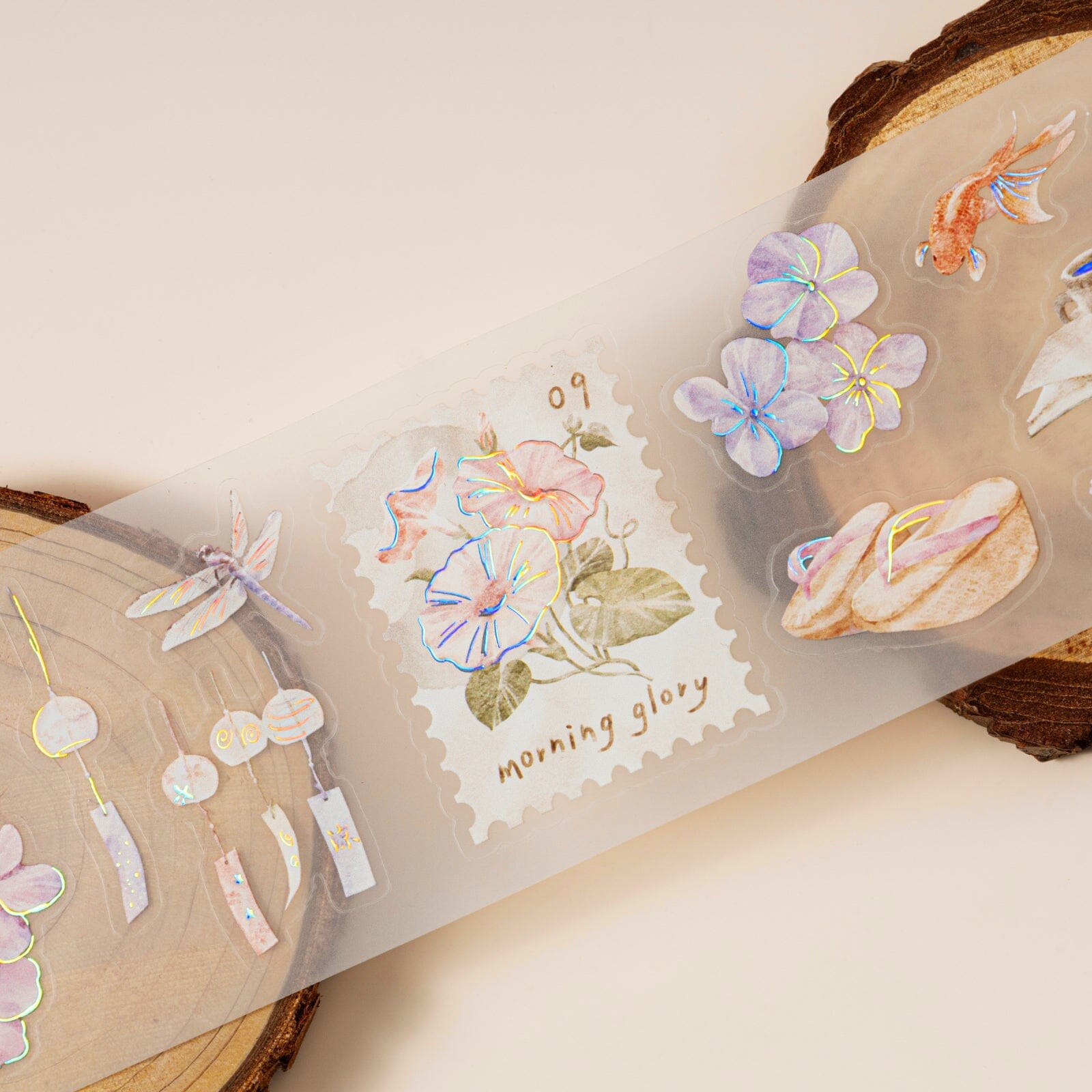 Hinoki - 'Into the Summer' PET Decorative Tape Set