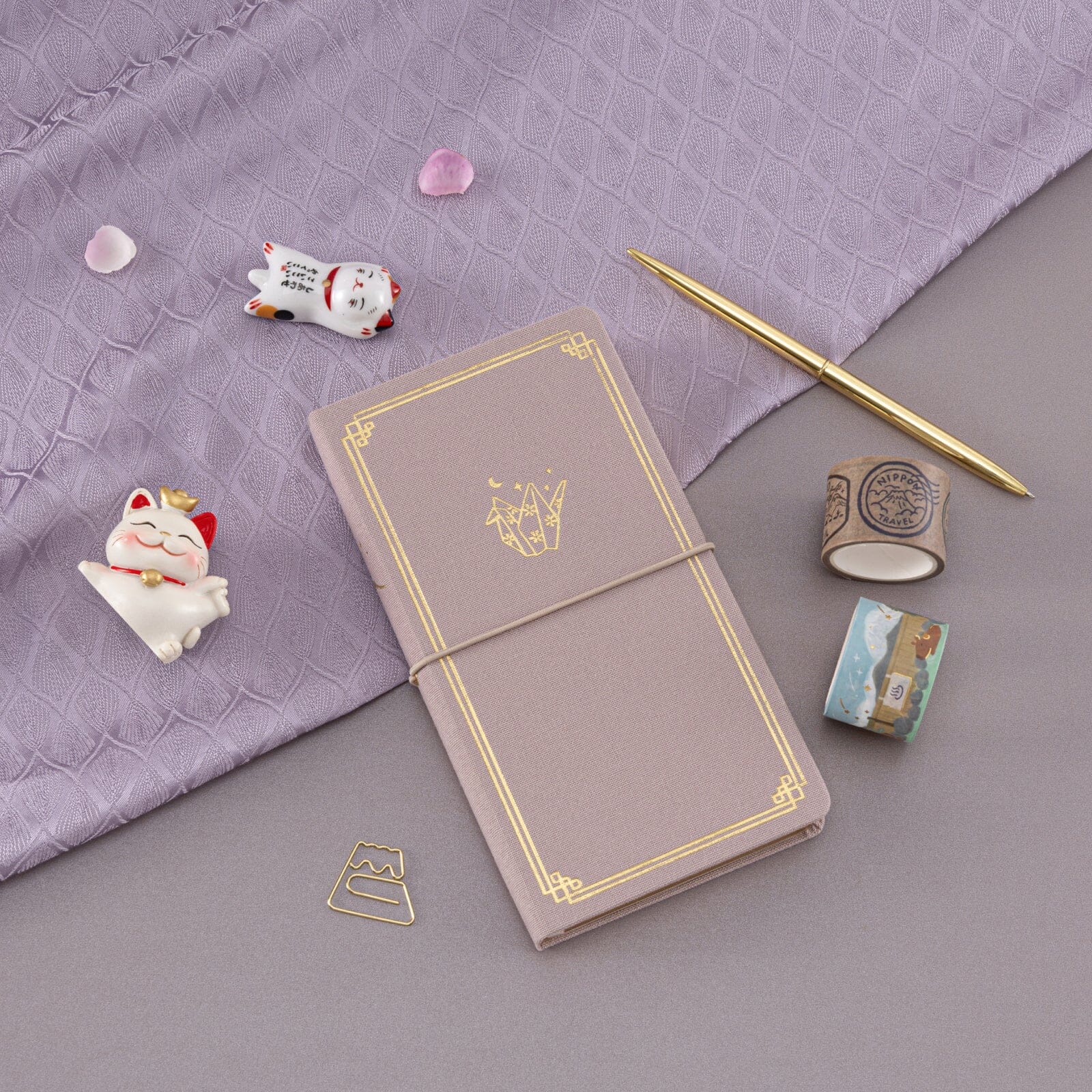 Tsuki 'Calm Origami' Travel Notebook ☾