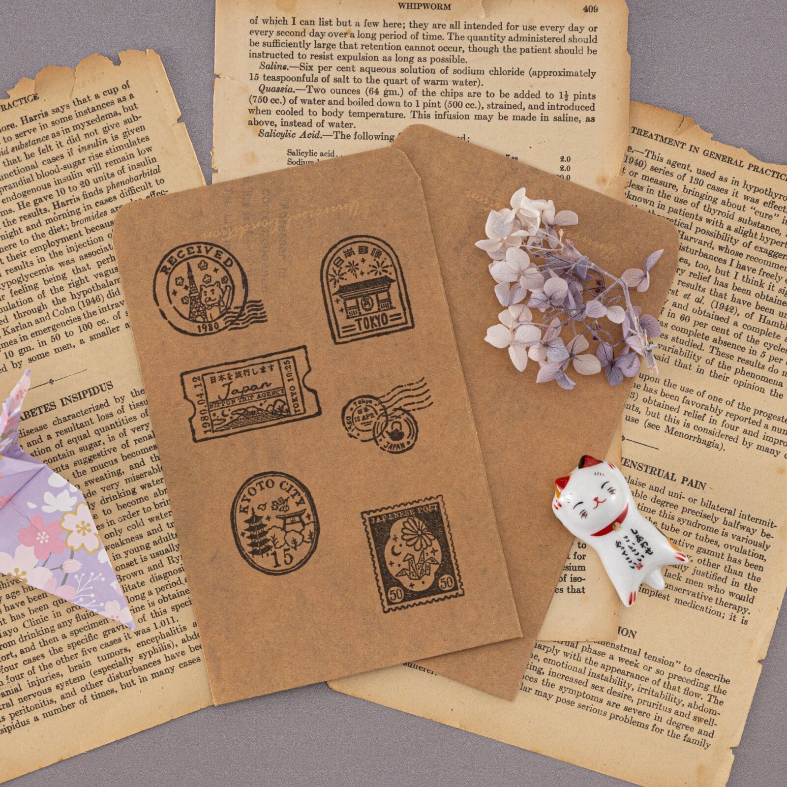 Tsuki 'Journey in Japan' Bullet Journal Stamp Set ☾