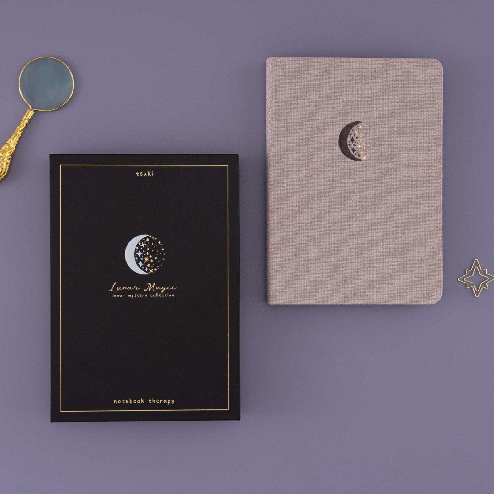 Tsuki 'Lunar Magic' Limited Edition Black Page Bullet Journal ☾
