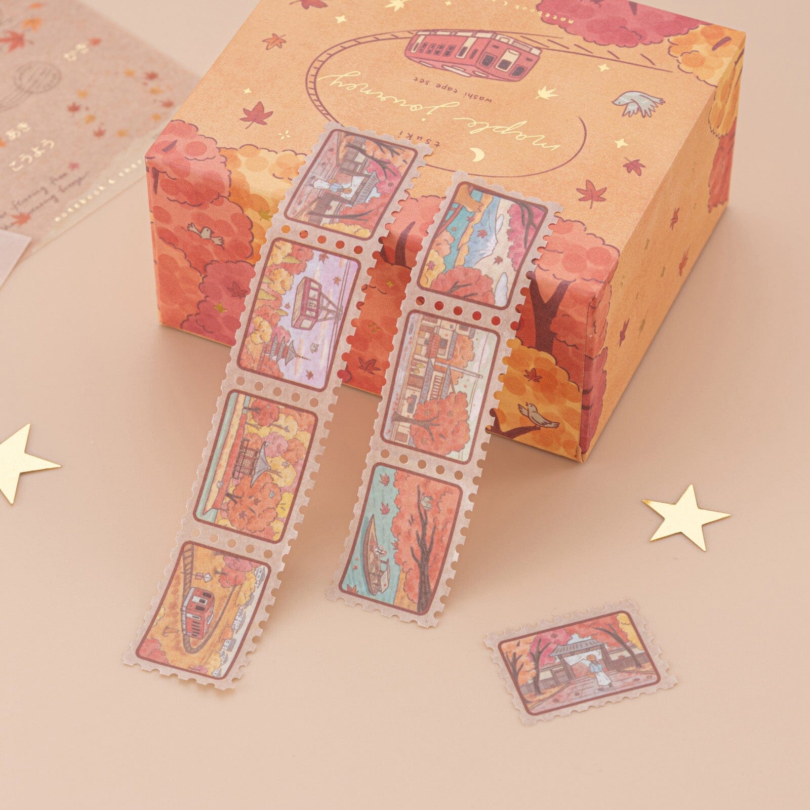 Tsuki 'Maple Journey' Washi Tape Set ☾