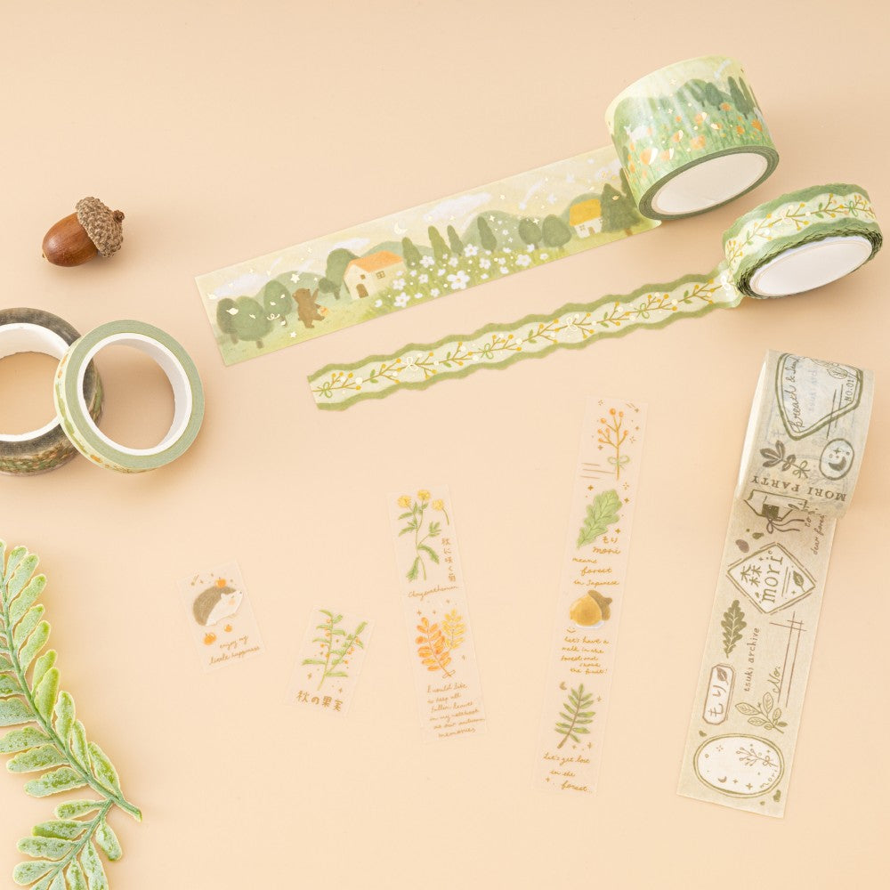 Tsuki 'Mori' Washi Tape Set ☾