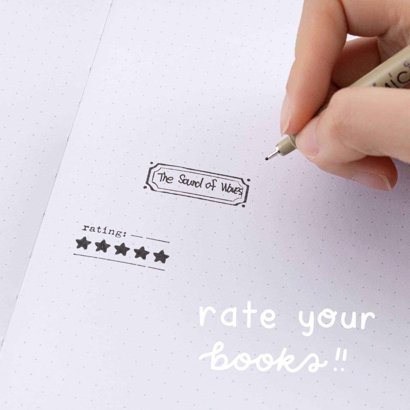 Tsuki 'Our Stories' Reading Journal Stamp Set ☾