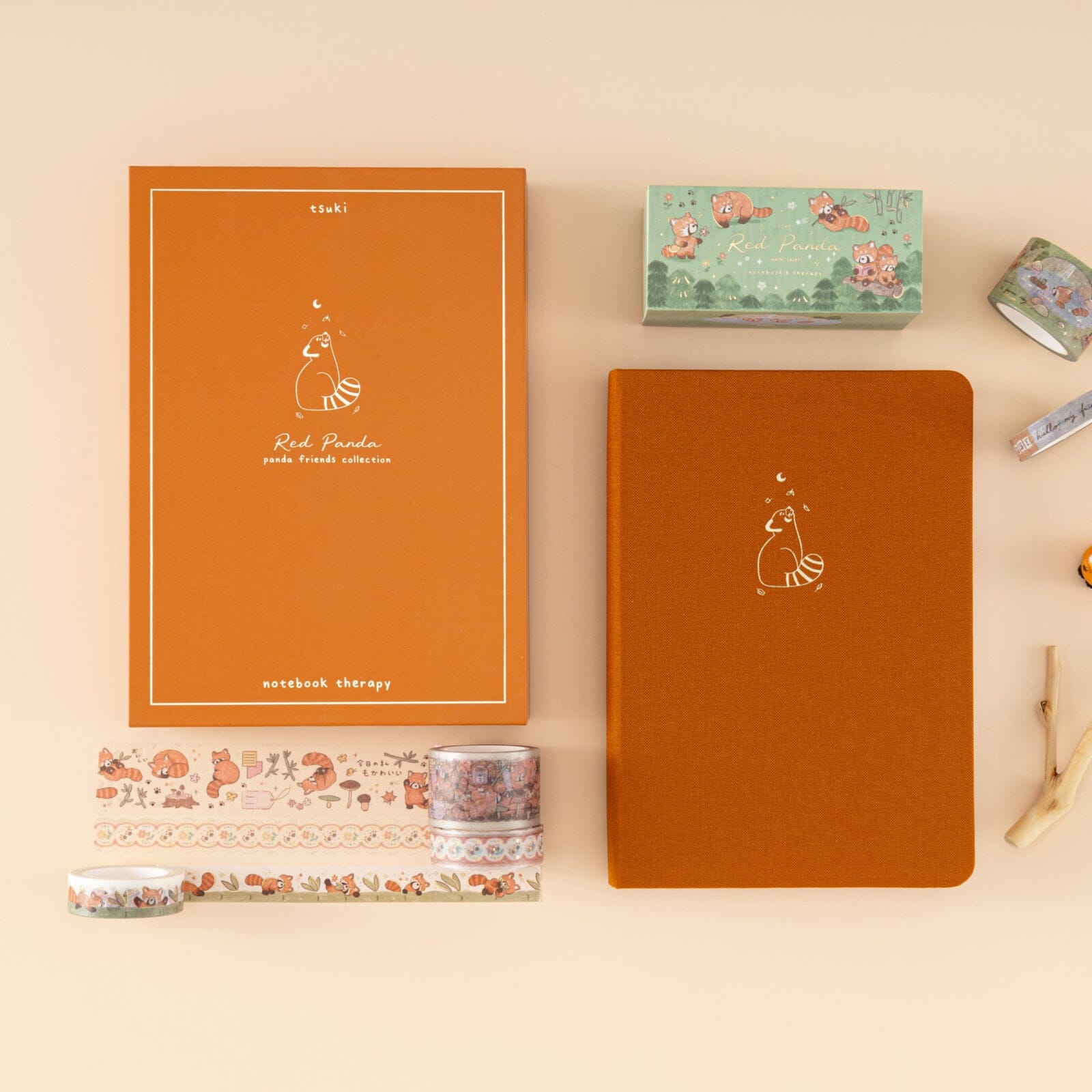 Tsuki 'Red Panda' Limited Edition A5 Bullet Journal ☾